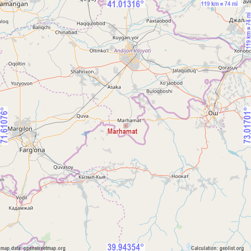 Marhamat on map