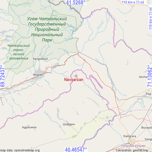 Navgarzan on map
