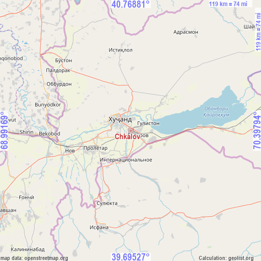Chkalov on map