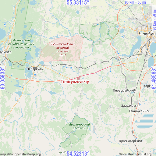 Timiryazevskiy on map
