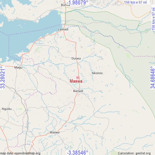 Maswa on map