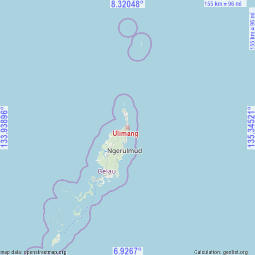 Ulimang on map