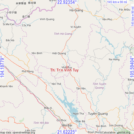 Thị Trấn Vĩnh Tuy on map