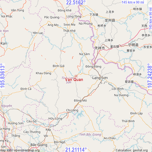 Văn Quan on map