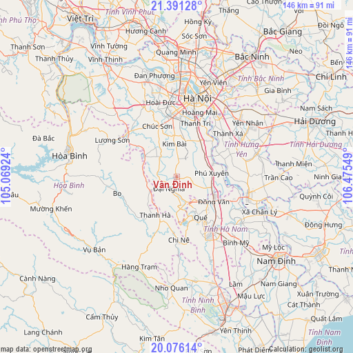 Vân Đình on map