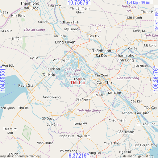 Thới Lai on map