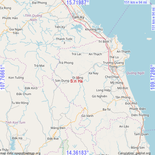 Sơn Hà on map