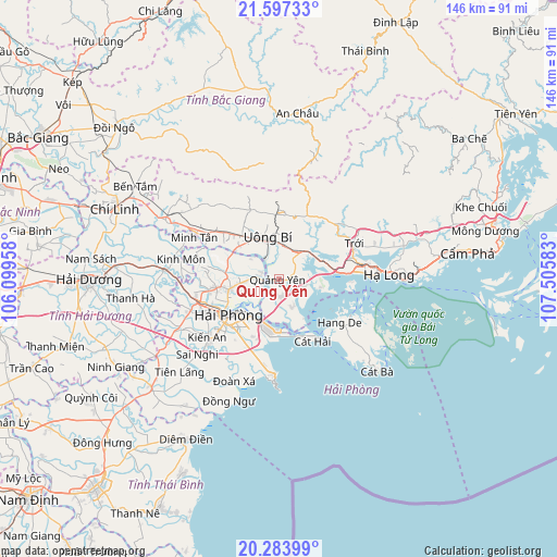 Quảng Yên on map