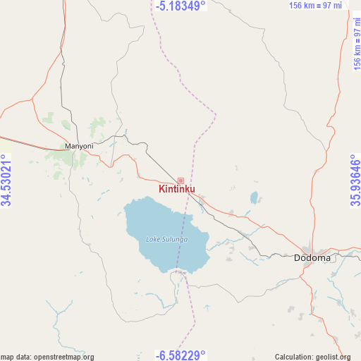 Kintinku on map