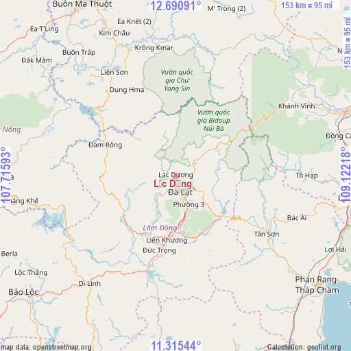 Lạc Dương on map