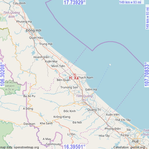 Hồ Xá on map