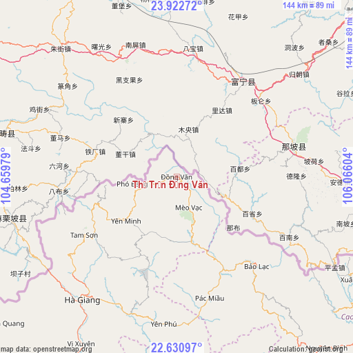 Thị Trấn Đồng Văn on map