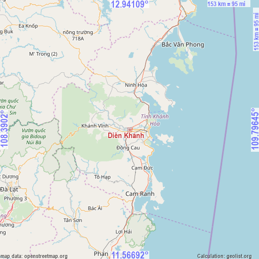 Diên Khánh on map