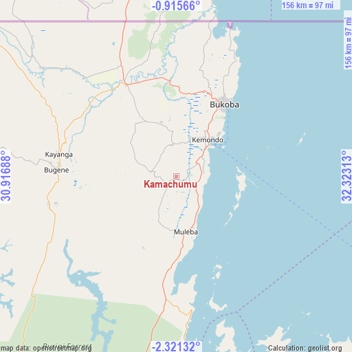 Kamachumu on map