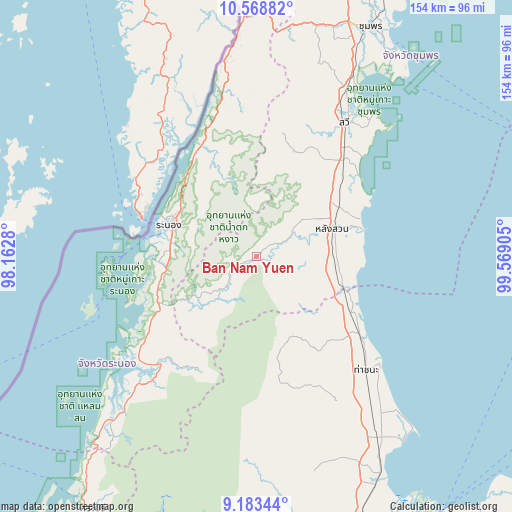 Ban Nam Yuen on map