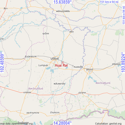 Huai Rat on map