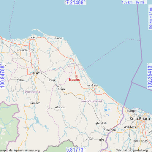 Bacho on map
