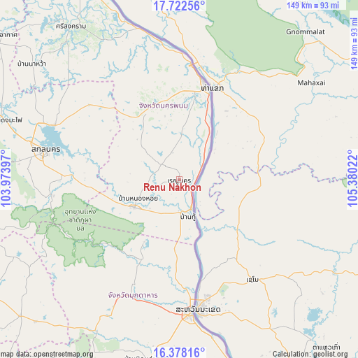 Renu Nakhon on map