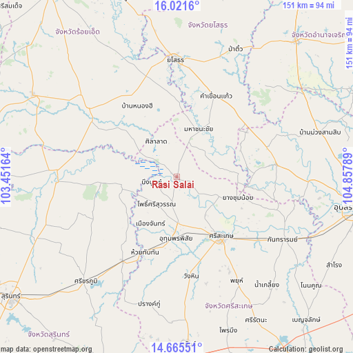Rasi Salai on map