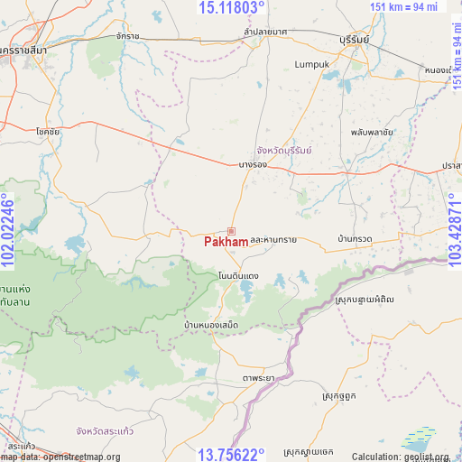 Pakham on map