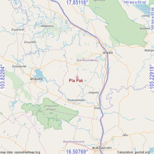 Pla Pak on map