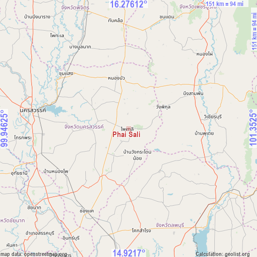 Phai Sali on map