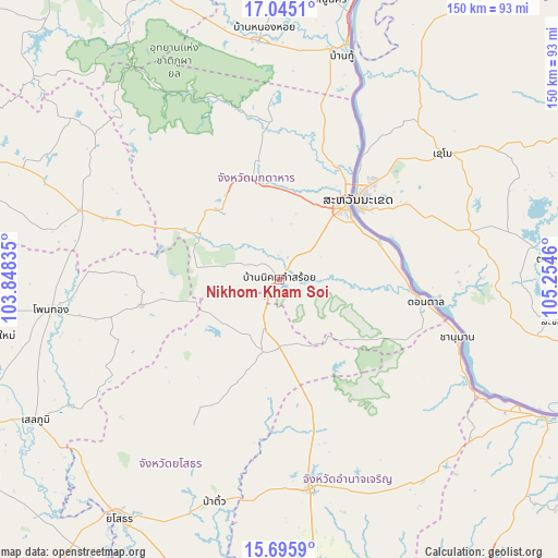 Nikhom Kham Soi on map
