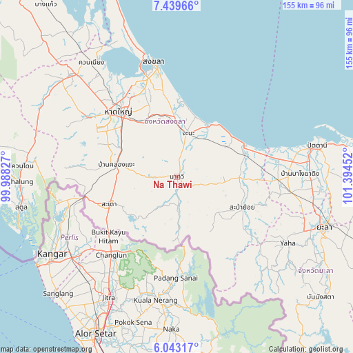 Na Thawi on map