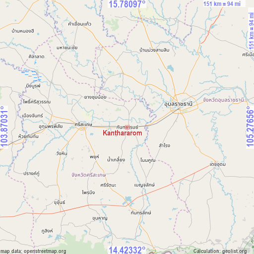 Kanthararom on map