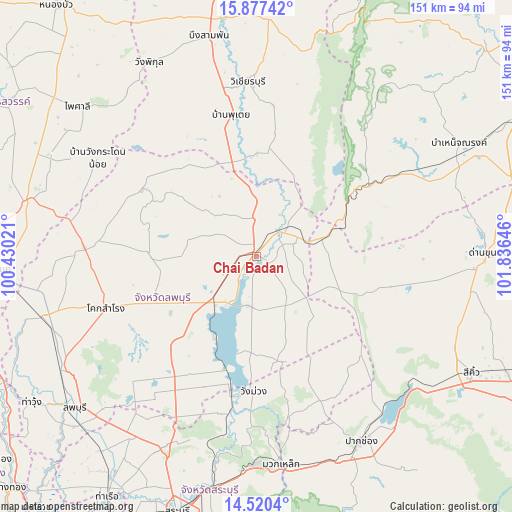 Chai Badan on map