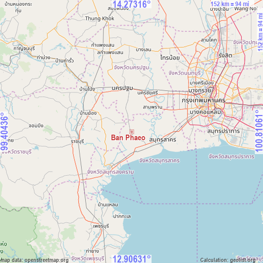 Ban Phaeo on map