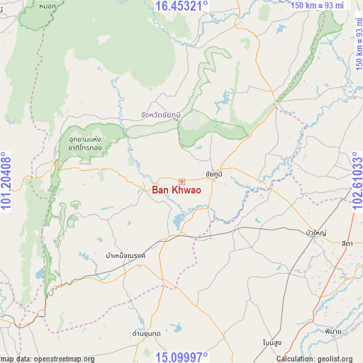 Ban Khwao on map