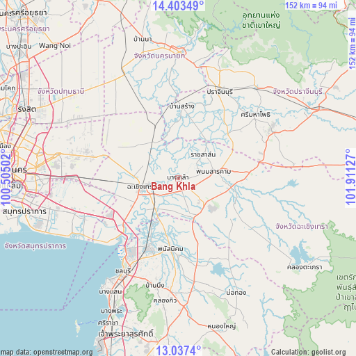 Bang Khla on map