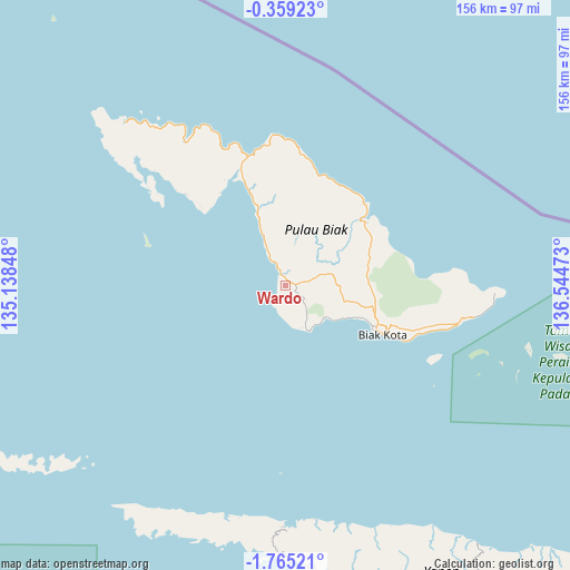 Wardo on map