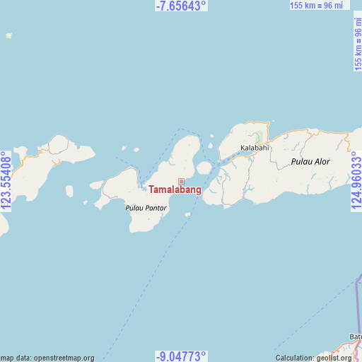 Tamalabang on map