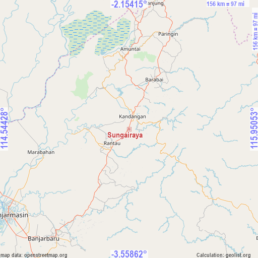 Sungairaya on map