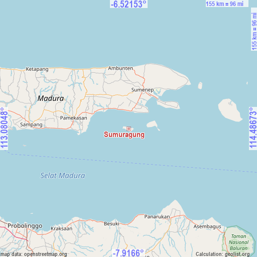 Sumuragung on map