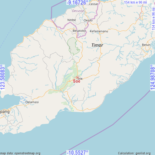 Soe on map