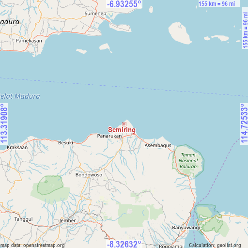 Semiring on map