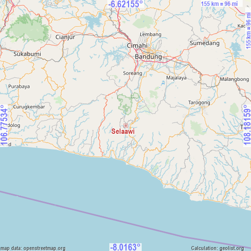 Selaawi on map