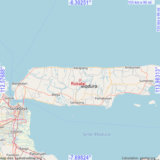 Robatal on map