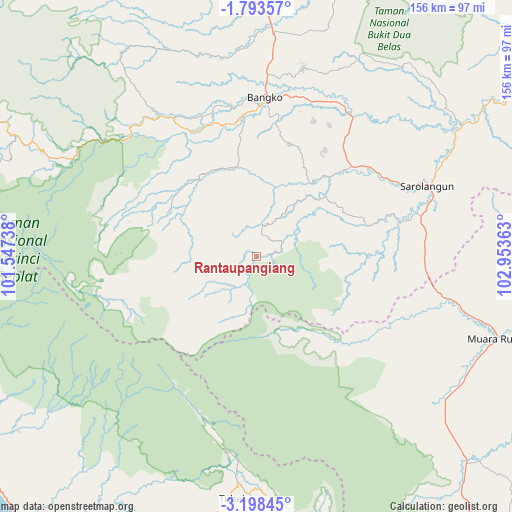 Rantaupangiang on map