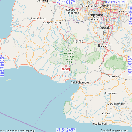 Rabig on map