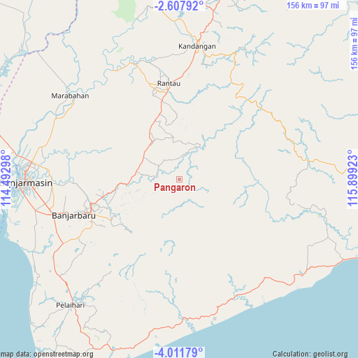 Pangaron on map