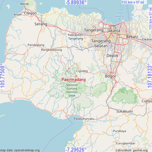 Pasirmadang on map