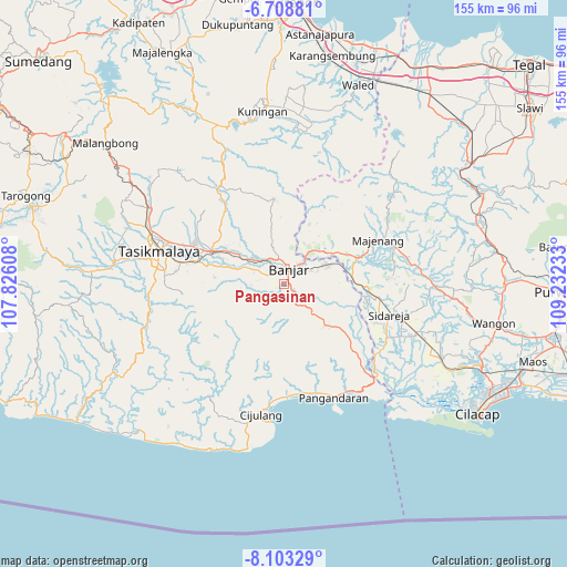 Pangasinan on map