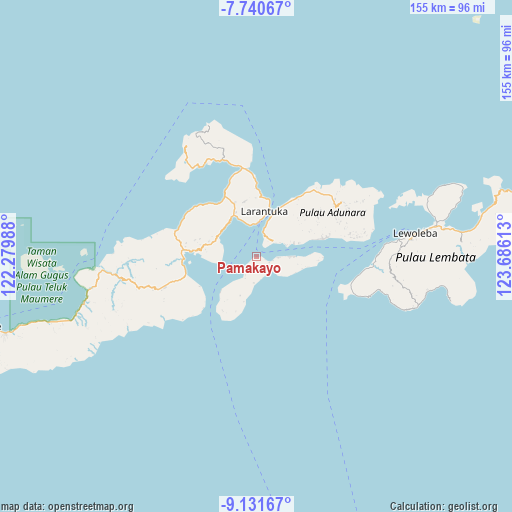 Pamakayo on map