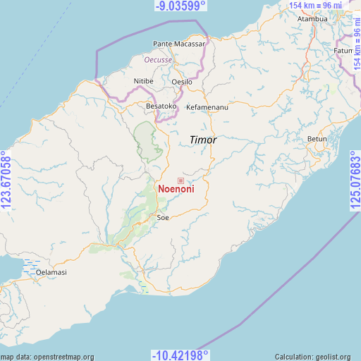 Noenoni on map