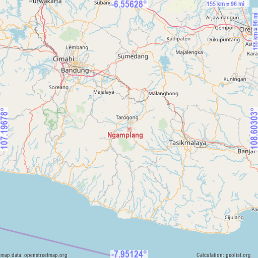 Ngamplang on map