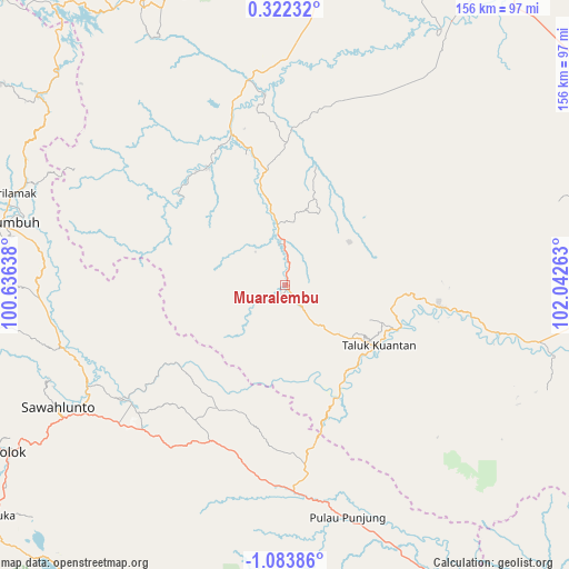 Muaralembu on map